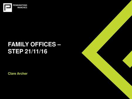 Family offices – step 21/11/16