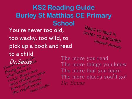 Burley St Matthias CE Primary School