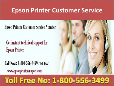 Online Epson Printer Customer Service 1-800-556-3499 | Support