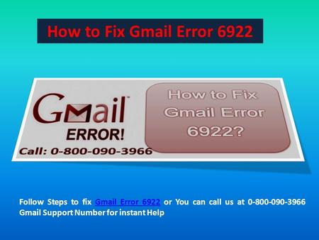 ant HelpGmail Error.
