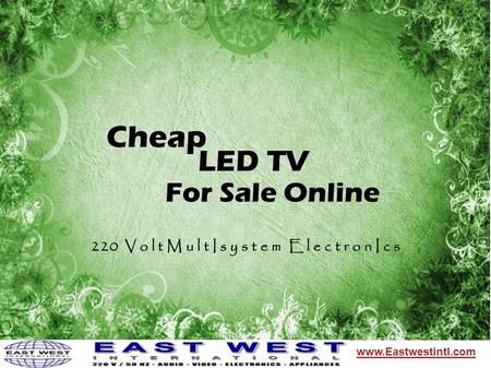 Cheap LED TV For Sale Online