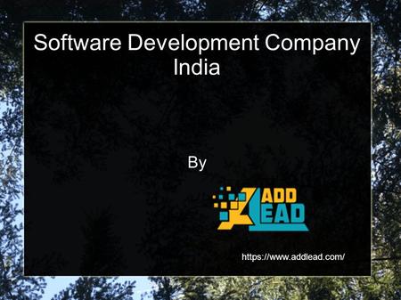 Software Development Company India By https://www.addlead.com/