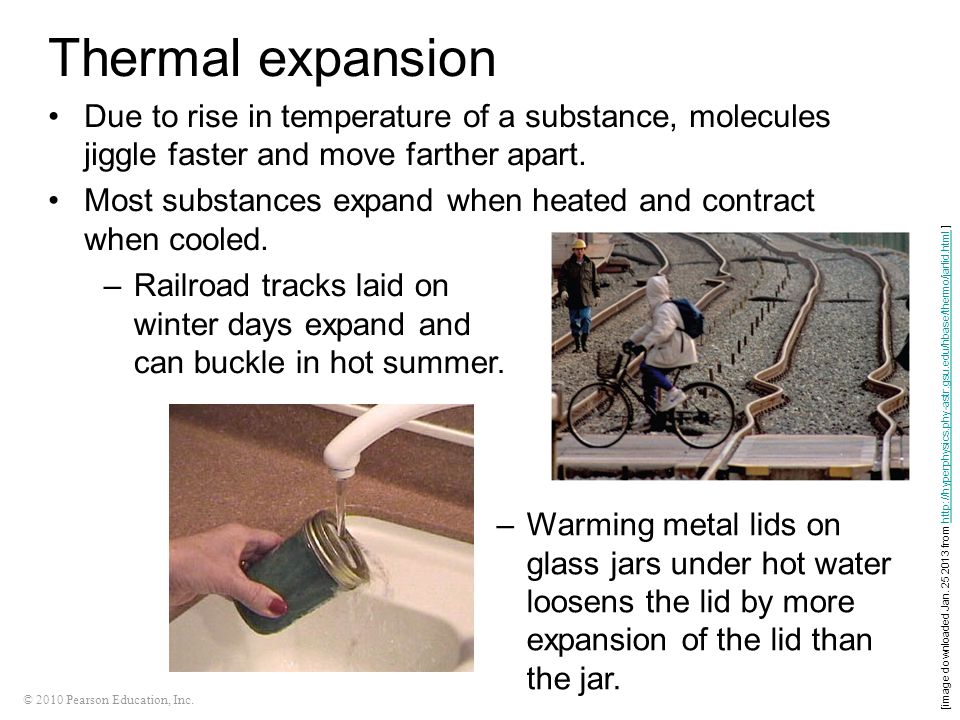 Thermal expansion examples