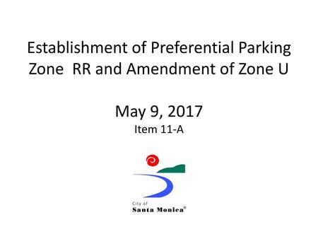 Proposed Zone RR Here’s a map of the City’s preferential parking zones, with 4th Street and adjacent. The residents petitioned as they were concerned with.