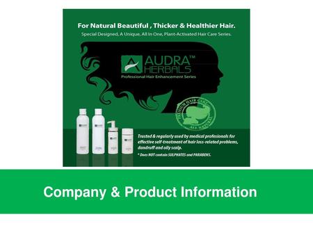 Company & Product Information