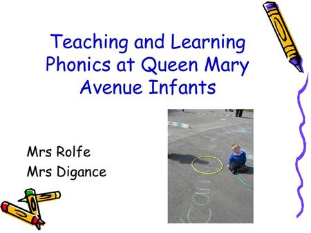 Teaching and Learning Phonics at Queen Mary Avenue Infants