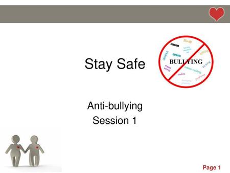 Anti-bullying Session 1