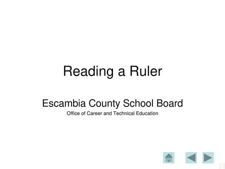 Escambia County School Board Office of Career and Technical Education