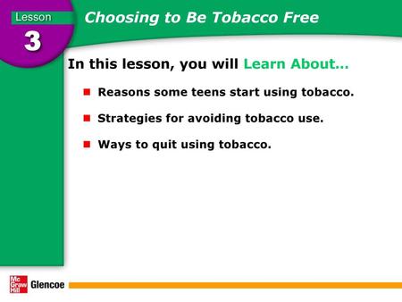 Choosing to Be Tobacco Free