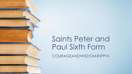 Saints Peter and Paul Sixth Form
