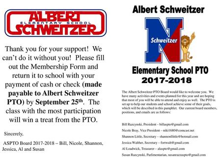 Albert Schweitzer Elementary School PTO