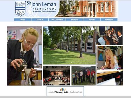 Welcome Aims To explain the final stage of transition to Sir John Leman High School To give some practical details To give an overview of the first year.