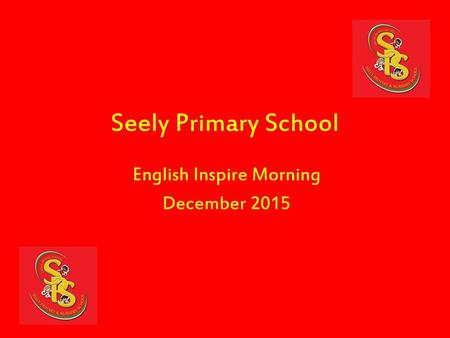 English Inspire Morning December 2015