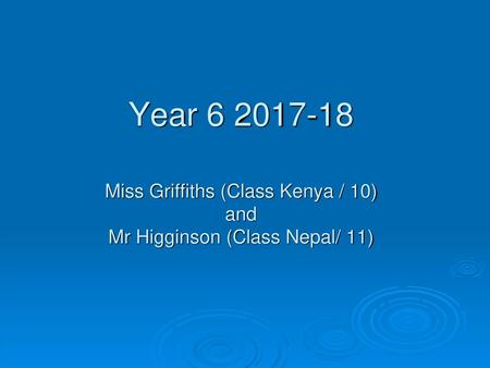 Year 6 A year full of challenges and opportunities