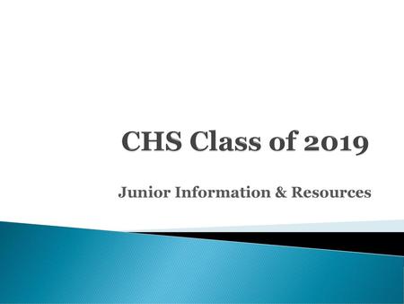 Junior Information & Resources