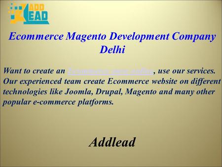 Ecommerce Magento Development Company Delhi 