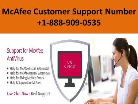 McAfee Customer Support Number 1888 909 0535