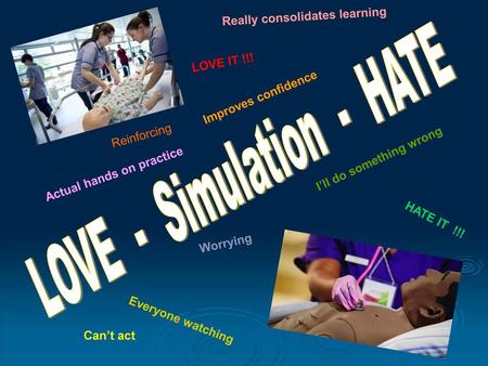 LOVE - Simulation - HATE