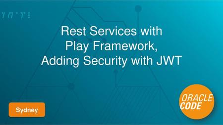 Rest Services with Play Framework, Adding Security with JWT