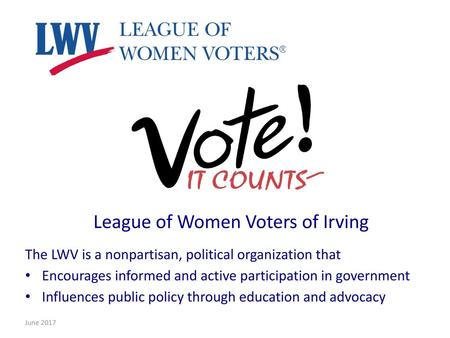 League of Women Voters of Irving