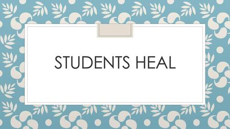 Students HEal.