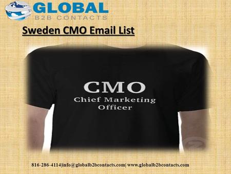Sweden CMO  List.