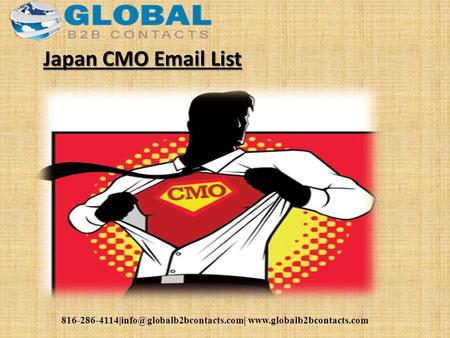 Japan CMO  List.