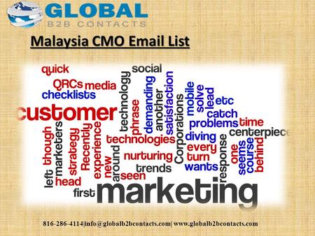 Malaysia CMO  List.