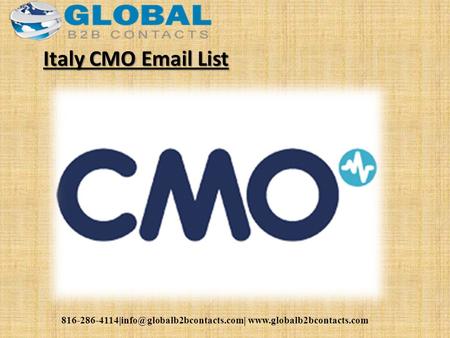 Italy CMO  List.