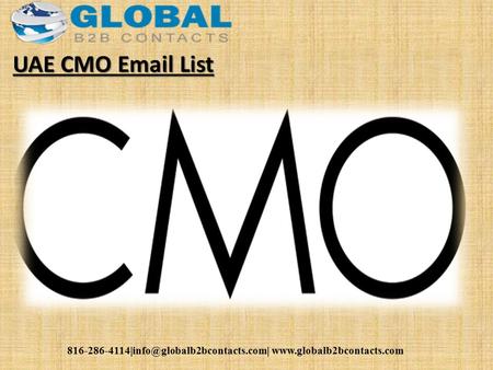 UAE CMO  List.