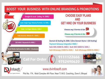 DV Infosoft Pvt Ltd | Best Software Development Company in Bhopal, Website Designing, SEO Services, Web Development, E-Commerce Portal Services
