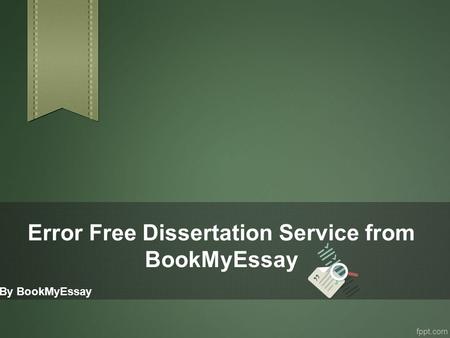 Online Dissertation Writing Service from Ph.D Expert Writers 