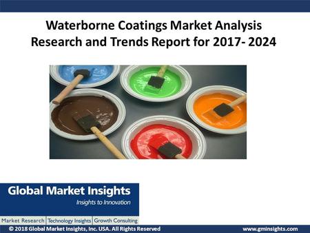 © 2018 Global Market Insights, Inc. USA. All Rights Reserved  Waterborne Coatings Market Analysis Research and Trends Report for 2017-