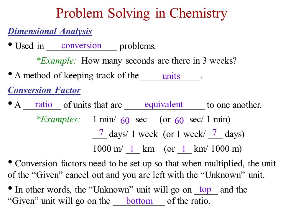 solve chemistry problems online