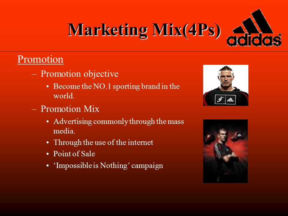 marketing mix adidas