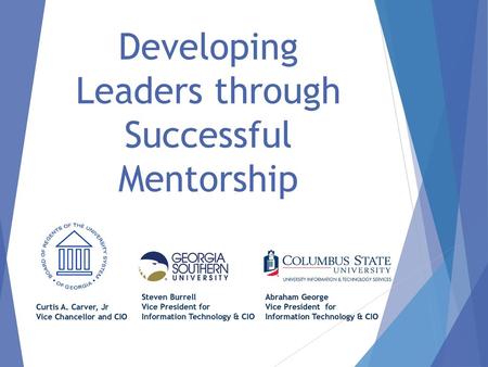 Developing Leaders through Successful Mentorship