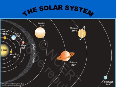 THE SOLAR SYSTEM.