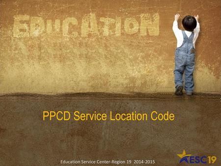 PPCD Service Location Code