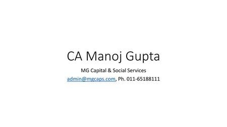 MG Capital & Social Services Ph