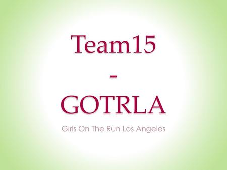Girls On The Run Los Angeles