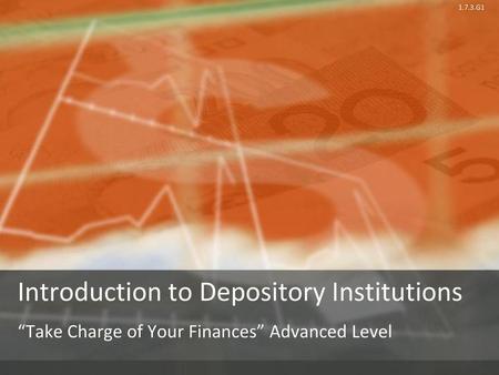 Introduction to Depository Institutions