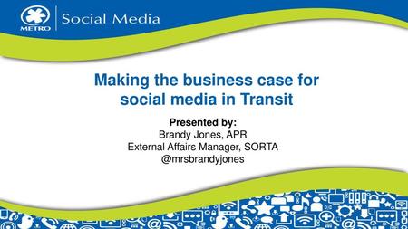 Making the business case for social media in Transit