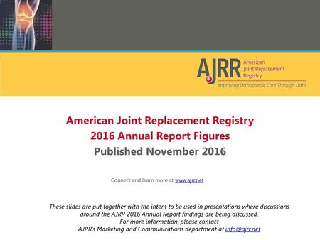 American Joint Replacement Registry