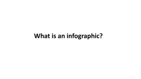 What is an infographic?.