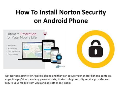 How To Install Norton Security on Android Phone