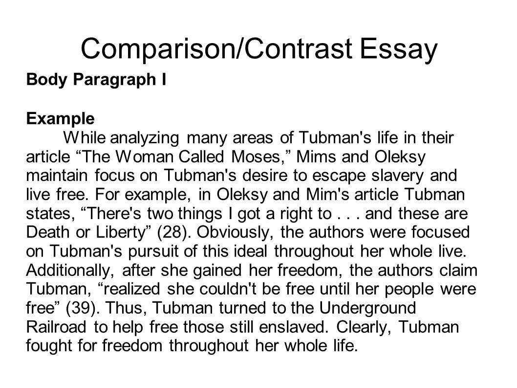 free compare and contrast essay topics