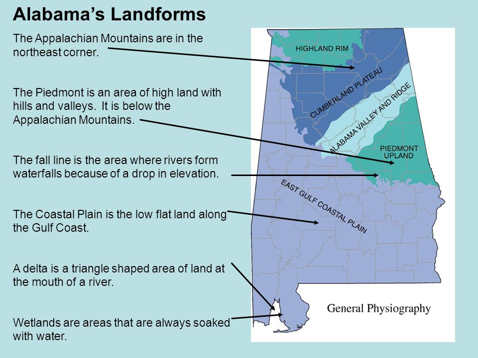 Alabama Landforms Pictures 13