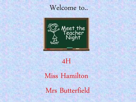 4H Miss Hamilton Mrs Butterfield