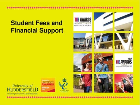 Student Fees and Financial Support