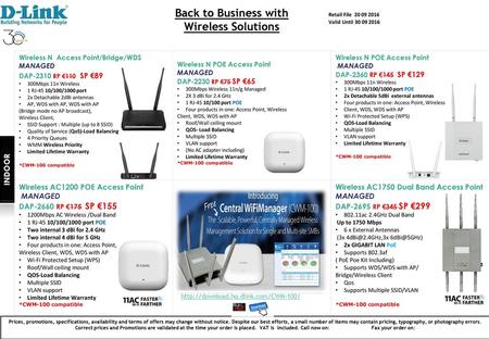 Back to Business with Wireless Solutions